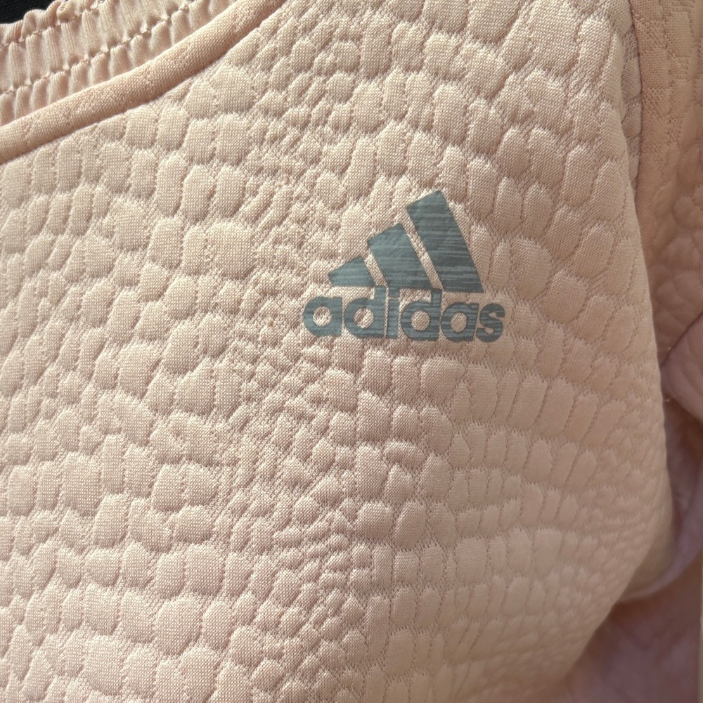 Adidas Aktiv Light Pink Cropped Sweatshirt - Picture 3 of 10